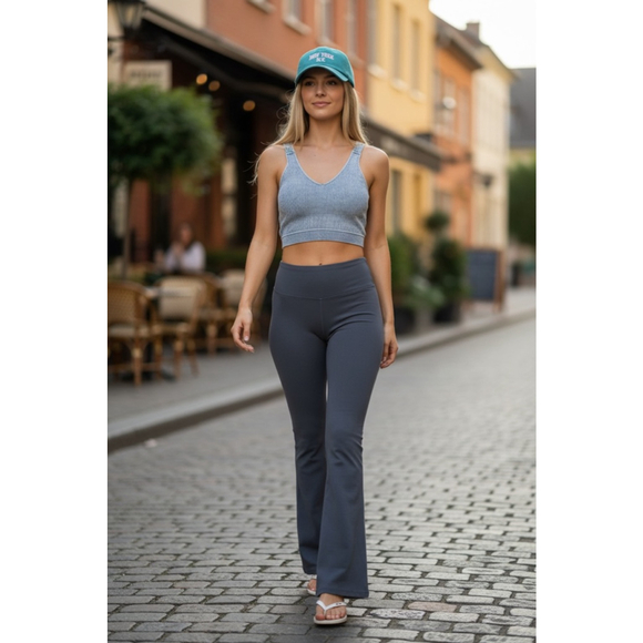 Zenana Outfitters Pants - BUNDLE ZENANA S/M Butterfy Soft Leggings & Brami & Ballcap Hat NWOT